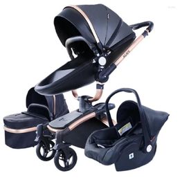 Strollers 2022 Baby Stroller 3 in 1 Born Car Carriange Shell Type Pushchair High Quality Pram Landscape