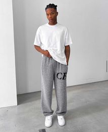 Men's Pants Men's Pants Winter New Letter Jacquard Cole Buxton Knit Trousers Men Women High Quality Oversize Pants T221205 Z230728