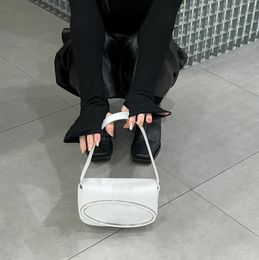 Shoulder Bags luxurys handbags Women Top hand bags Purse Half Round Design Handbag Leather Underarm Flap Denim Crossbody Bag 220616