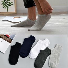 Men's Socks Spring Summer Men Cotton Ankle For Business Casual Solid Colours Short Male Sock Slippers 12pairs/lot Man Sox