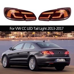 Car Taillight Assembly Rear Lamp Turn Signal Fog Reverse Brake Parking Running Lighting Accessories For VW CC LED Tail Light