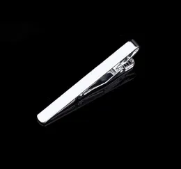 New all-match Metal Silver Tie Clip For Men Wedding Necktie Clasp Gentleman TBar Crystal Pin Mens Gift