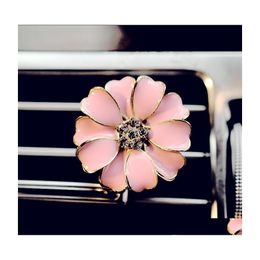 Essential Oils Diffusers Car Per Clip Outlet Locket Clips Flower Air Freshener Conditioning Vent Home Essential Oil Diffuser For Lxl Dh5Tq