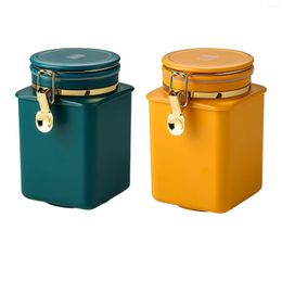 Storage Bottles Sealed Jar Coffee Canister Fresh Keeping Large Capacity For Bean Powder Flour Sugar Dry Food Containers