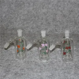 hookah Ash catcher 45 and 90 Degree Showerhead percolator for water pipe dab rig bong 14mm 18mm glass ashcatchers