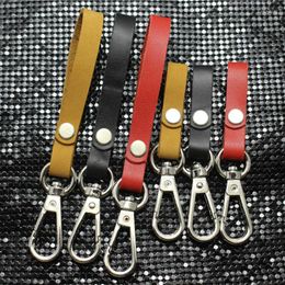 Keychains Multi-function Cowhide Key Ring Bag Pendant Long Detachable Genuine Leather Keyring Wristband Car Keychain Accessories Wholesale