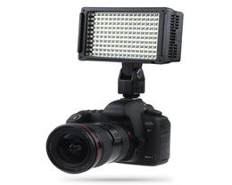 LightDow Pro High Power 160 LED Video C￢mera de c￢mera leve L￢mpada com tr￪s filtros 5600K para DV Cannon Nikon Olympus Cameras LD3329554
