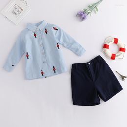 Clothing Sets Boys Spanish Outfits Baby Clothes Infant Top And Bottom Set 2023 Baptism Gentelmene Children's Formal Suit Toddler