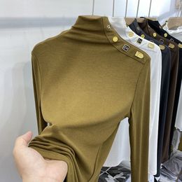 Women s Sweaters Long Sleeve Knitted Shirts Top Solid Elastic Slim Pullovers Autumn Winter Sequined Simple Basic Sweater Jumper 221206