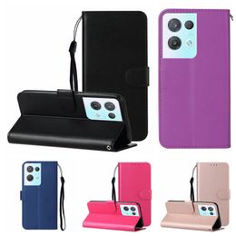 Magnetic Wallet Leather Cases For Xiaomi 12T Pro 12 Lite Redmi 10A A1 10C 10 2022 Huawei P50 Pro P40 PU Plain Holder Flip Cover Lanyard Credit ID Card Slot Fashion Pouch