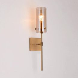 Wall Lamp Nordice Loft Crystal Luminaria Nordic Decoration Home Light Gooseneck Mirror Living Room Aisle Monkey