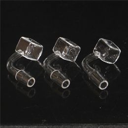 Hookahs Sugar Cube Quartz Banger Smoke Nail Square Pocket Domeless Nails 14mm 10mm 18mm Female Male Club Quave Dab Rig