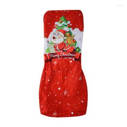 Chair Covers Christmas Dining Cover Elastic Slipcover Case Stretch For Party El Banquet Housse De Chaise 2023