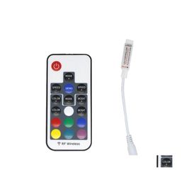 Rgb Controllers Rgb Rf Remote Controller Dc524V 17 Keys Control For Smd 5050 2835 Led Strip 4 Pins Drop Delivery Lights Lighting Acce Otra6