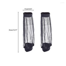 Sports Socks 448D Mesh Anti-Mosquito Foot Sleeve Survival Net Jungle Mosquito Sock Leg Protector Camping Equipment Cover
