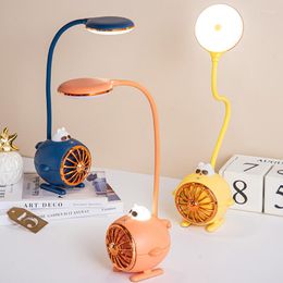 Table Lamps LED Desk Lamp Touch Control 2 Modes 360 Flexible Eye Caring Rechargeable For Students Dorm