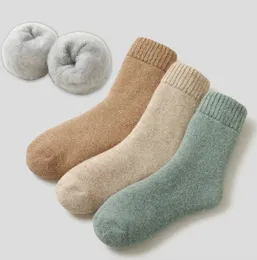 Winter Thickened Wool Socks Men's and Women's Wool Socks Thickened Warm Terry Thermal Towel Sock