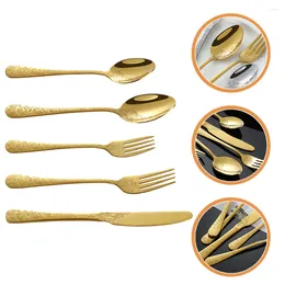 Flatware Sets 1 Set Reusable Delicate Portable Western Cutlery Stainless For Home Banquet Party Restaurant