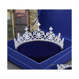 Tiaras Bridal Tiaras Crowns With Zirconia Jewellery Girls Evening Prom Party Performance Pageant Crystal Wedding Drop Delivery Hairjewe Dh0Zi