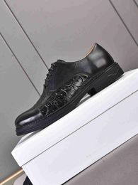 Men Formal Genuine Leather Office Business Dress Shoes Mens Cool Handmade Lace Up Oxfords Brand Party Wedding Flats Size 38-45