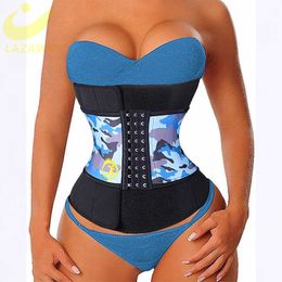 Slimming Belt LAZAWG Neoprene Sauna Waist Corset Sweat Belt for Women Weight Loss Compression Trimmer Workout Fitness Hot Thermo Girdl T221205