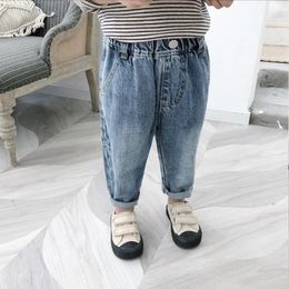 Trousers IENENS Boys Skinny Jeans Baby Toddler Denim Clothing Pants Kids Boy Clothes Children Wears Slim Bottoms 221207