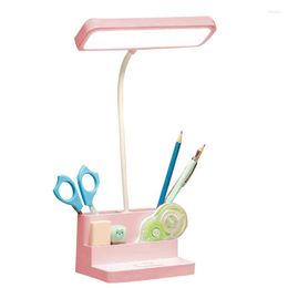 Table Lamps LED Lamp For Children Pen Storage Eye Protection Stepless Dimming Desk Study Student Office