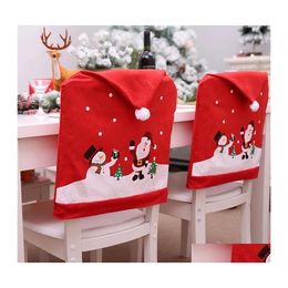 Christmas Decorations Christmas Decorations Elderly Snowman Chair Er El Restaurant Holiday Decoration Dress Up Supplies Wholesale La Dhqhy