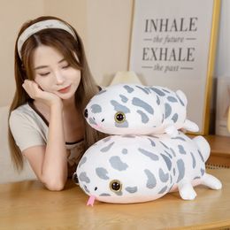 1pc 40/52CM Simulation Gecko Lizard Animal Plush Toys Cartoon Leopard Lizard Plush Pillow Stuffed Dolls Creative Birthday Gift