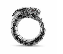 Fashion Personality Dragon Ring Men and Women Ring Retro Domineering Creative New Party Dating Gifts