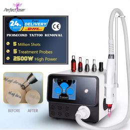 2 Year Warranty Portable Picosecond Laser Machine Tattoo Removal Machine Q Switch Nd Yag Pigmentation Freckles Age Spots Removal Picolaser Device