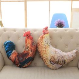 Keepsakes Creative Stuffed Toys for Children Stuffing Large Chicken Doll Cute Soft Toy Sleeping Pillow Toy Chicken Cock Hen Cushion 2644 E3