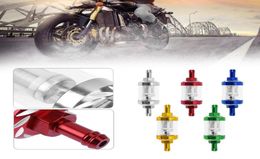 CNC Gas Fuel Filters Filters de combust￭vel Filtiote Acess￳rios para motocicletas para ATV Pit de bicicleta de bicicleta autom￳vel Filtro Dos SOHOS ACEIT3953487