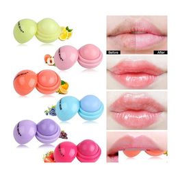 Party Favor Party Gift Ball 3D Lip Balm Fruit Flavor Beauty Natural Moisturizing Lips Inventory Wholesale Drop Delivery Home Garden Dhz42