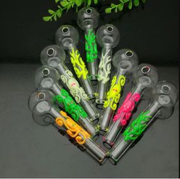 Hookahs Smoking Pipe Travel Tobacco Pipes Coloured luminous glass pipe sold in Europe and America