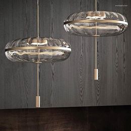 Pendant Lamps Nordic LED Lights Creative Design Glass Light Fixtures Dining Room Hanging Lamp Living Indoor Lighting