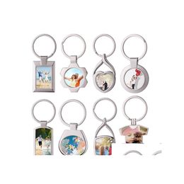 Party Favour Party Favour Sublimation Blank Keychains Board Ornaments Diy Heat Transfer Keychain Singlesided Pendants Inventory Drop D Dhuv0