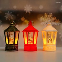 Christmas Decorations 2023 Year Lamp Decor Portable Lantern Santa Claus Xmas Tree Wind Lights Pendant Navidad Home Decoration
