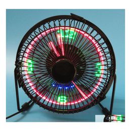 Book Lights Brelong Small Desktop Fan With Clock And Temperature Display 4 Inch Metal Frame Usb Powered Flash Led Electric Personal Otifo