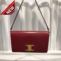 Women's Designer Bags Bag Autumn and Winter 2023 New Triumph Arch Trapezoidal Underarm Box Leather Fashion One Shoulder Handbag Small Square Factory Direct Sales