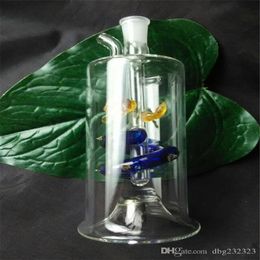 Colour snake hookah glass bongs accessories Glass Smoking Pipes Colourful mini multi-colors Hand Best Spoon