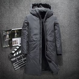 Mens Down Parkas Warm Thick winter down jacket men brand clothing Top quality XLong Male White duck coat M3XL 221207