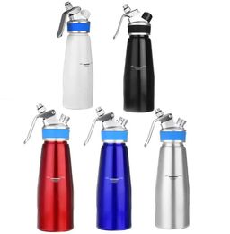 Creative 500ml Aluminium Cream Gun Cooking Utensils Fresh Foamer Chargers Whipped Dessert Cream Dispenser Whipper Cake Making FY4413