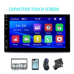 XINMY 2 Din Car Radio 7INCH HD Autoradio Multimedia Player 2DIN Touch Screen Auto Audio MP5 Bluetooth USB TF FM Camera