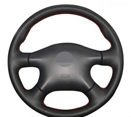 Customised Car Steering Wheel Cover For Nissan Almera N16 Pathfinder Primera Paladin Old XTrail 2001-2006 Renault Samsung SM3