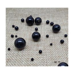 Abs 320Mm Abs Black Colour Imitation Pearl Beads Round Acrylic For Jewellery Making Necklace Bracelet Diy Wholesale 2064 Q2 Drop Deliver Dhe78