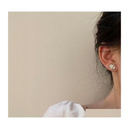 Ear Cuff Magnetic Round Earrings Diamond No Ear Hole Earring Clip For Women Fashion Jewelry Party Daily Accessories 5974 Q2 Drop Deli Dh82L