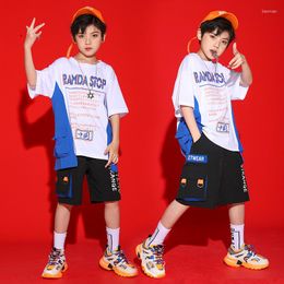 Stage Wear Children'S Day Catwalk Show Performance Costumes Girls/Boys HipHop Jazz Dance Clothing Modern Street Clothes DWY5982