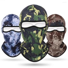 Bandanas Dry Quick Camouflage Balaclava Men Full Face Mask Cycling Cap Snowboard Ski Cover Windproof Motorcycle Bicycle Neck Warmer