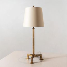 Table Lamps American Minimalist Wrought Iron Tripod Lamp Retro Bedroom Bedside Study Living Room Side Set Art
